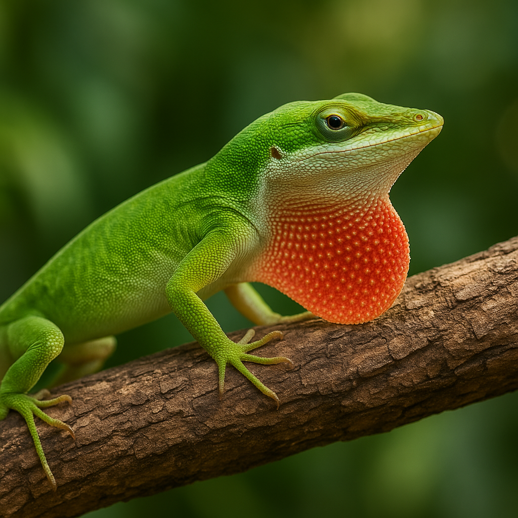 Anolis zielony – wszystko, co musisz wiedzieć o tej jaszczurce