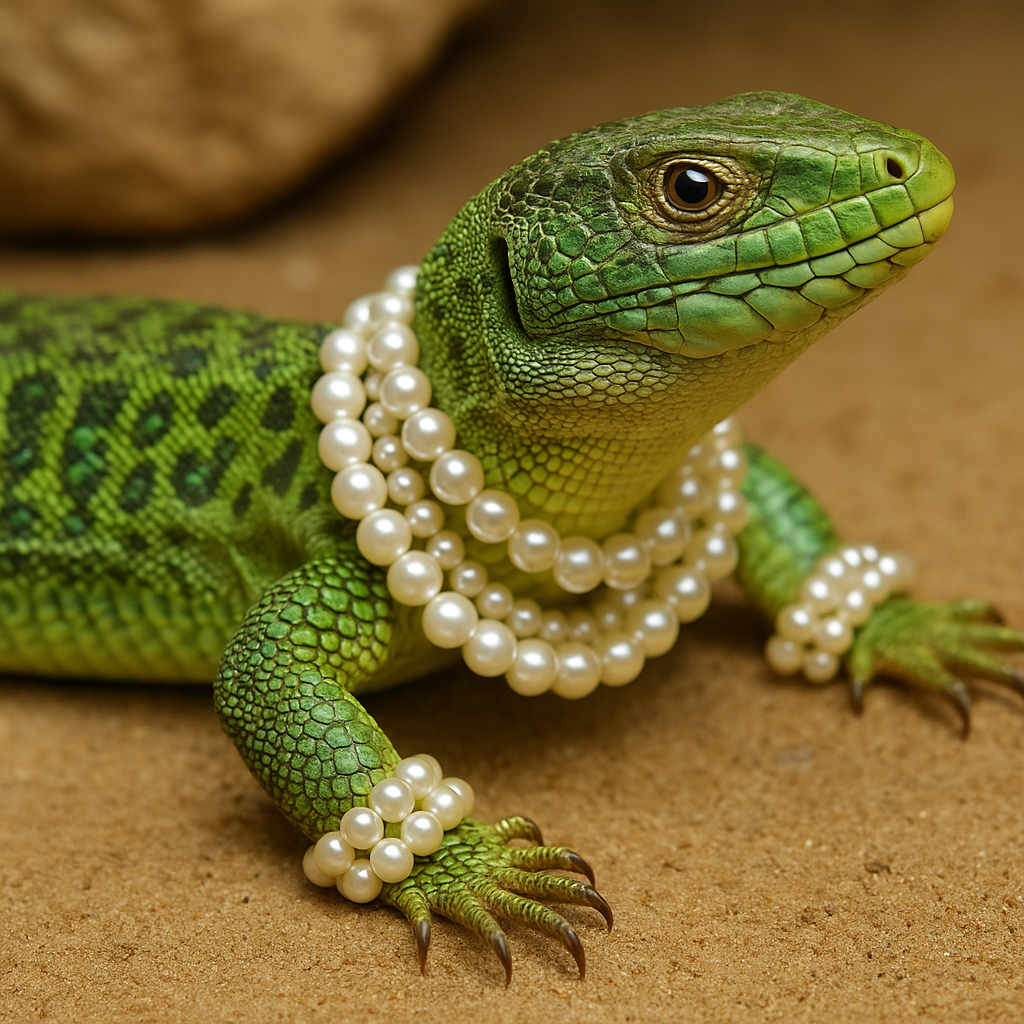 Jaszczurka perłowa (Timon lepidus) – jak wygląda hodowla i jakie terrarium wybrać?