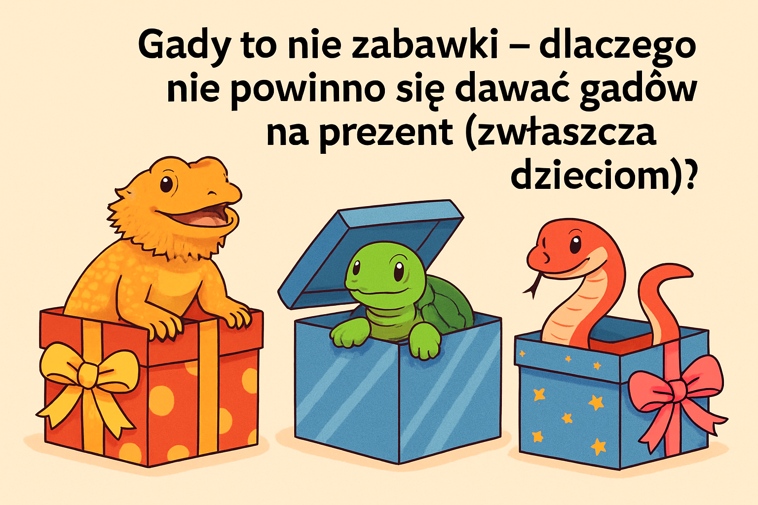 Prezent w postaci gada – zagrożenia, obowiązki i wymagania terrarystyczne