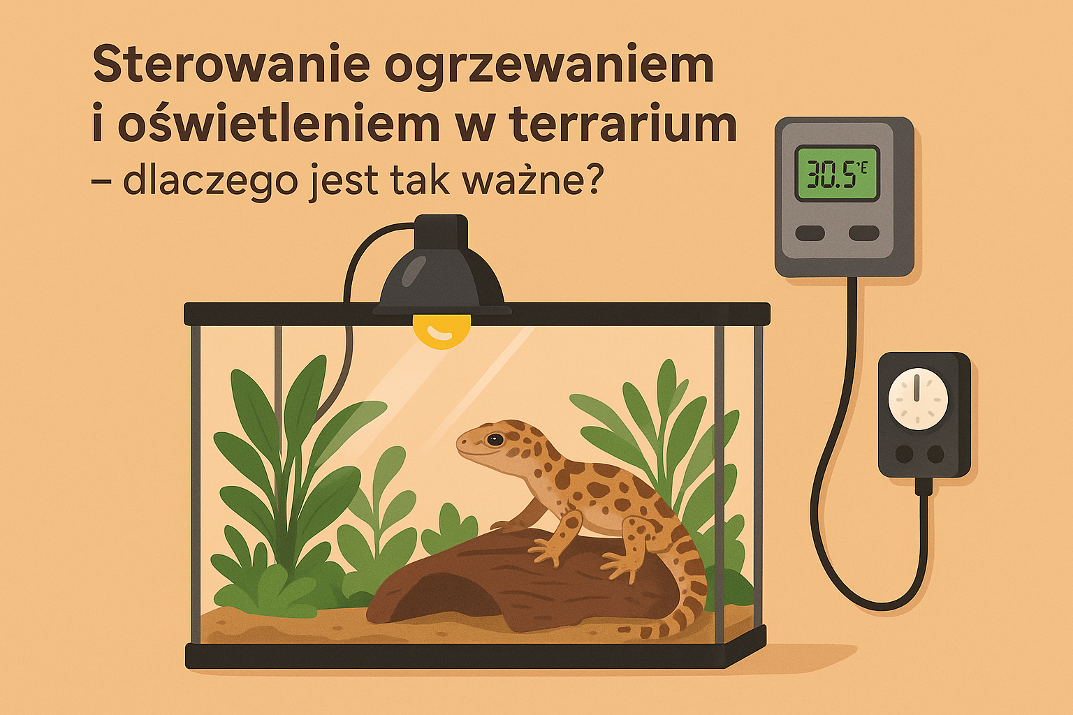 Sterowanie ogrzewaniem i oświetleniem w terrarium – dlaczego jest tak ważne?