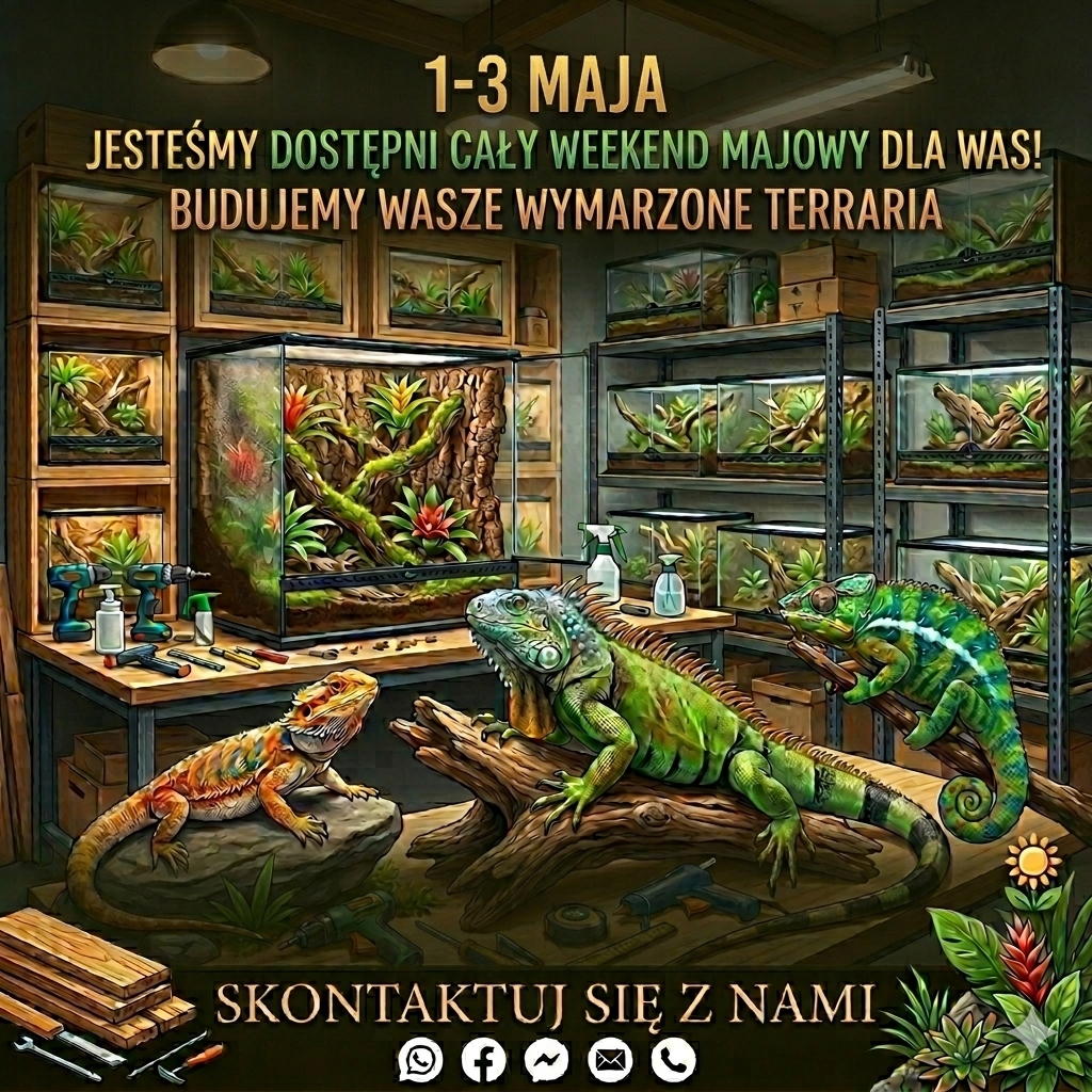 Wymarzone terrarium na wyciągnięcie ręki – Majówka z egzotyką!